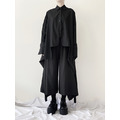 2ways立體剪裁解構繫帶兩穿寬褲造型褲_2