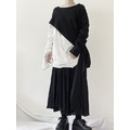 解構變化多種穿法毛料不規則上衣_1