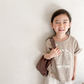 溫特 Winter - 男女童棉麻短袖上衣2色_7