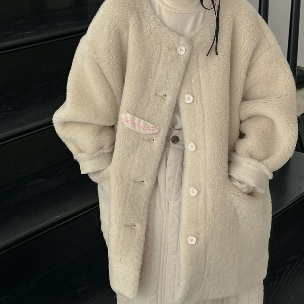 溫特 Winter - 冬季韓版可愛仿皮草加厚大衣