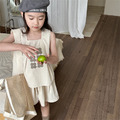 溫特 Winter - 夏季女童韓版套裝無袖上衣+褲裙2色_3