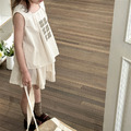 溫特 Winter - 夏季女童韓版套裝無袖上衣+褲裙2色_5
