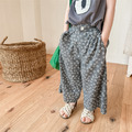 溫特 Winter - 小碎花棉麻9分褲2色_9