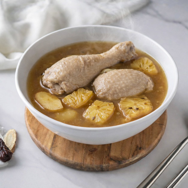 蔭鳳梨雞湯
