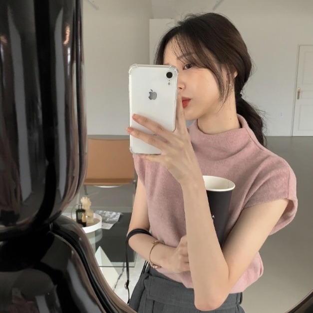 C032-344 小立領彈性絨棉上衣