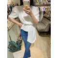 K300091 束腰下不規則造型上衣_1