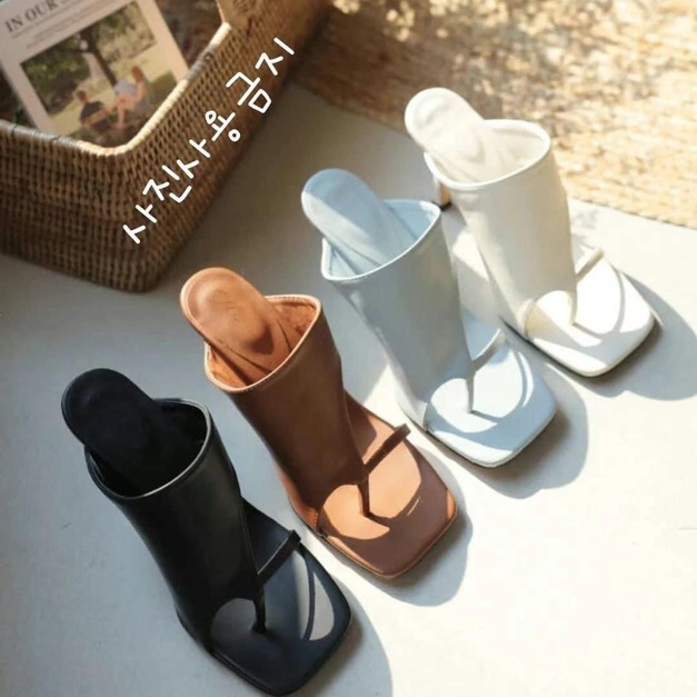 089482 側片波西米亞高跟涼鞋