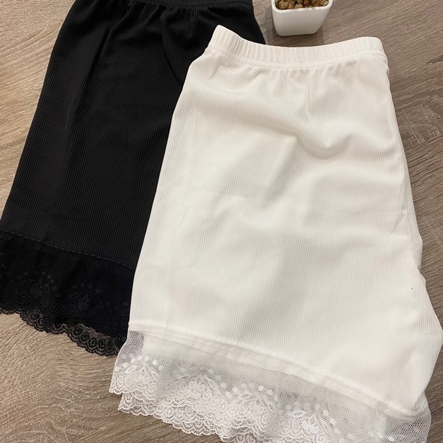 365 隱約坑條蕾絲安全褲