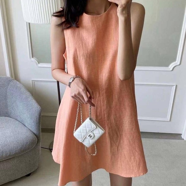 D0637 棉麻背心短洋