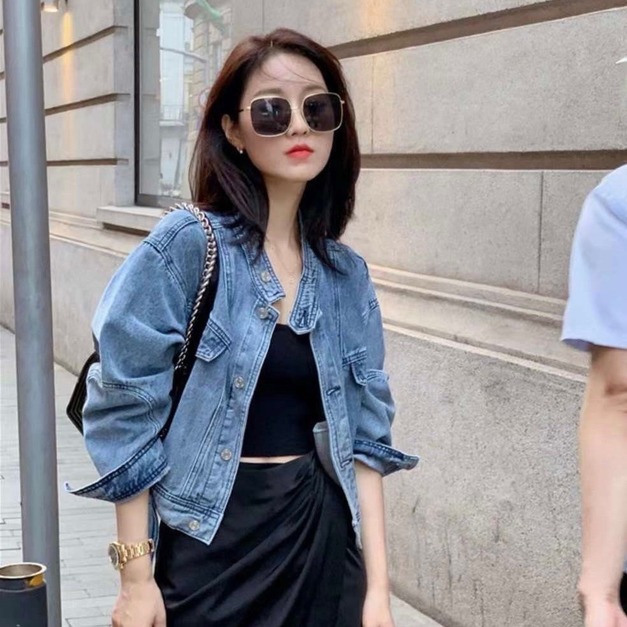 H0064 個性腰帶牛仔外套