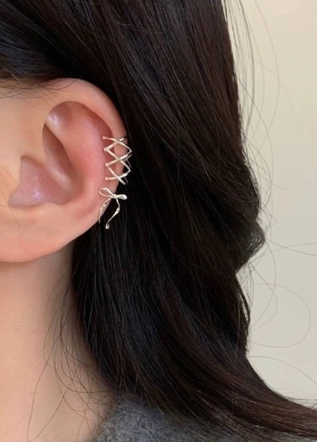 H0001 蝴蝶結耳夾