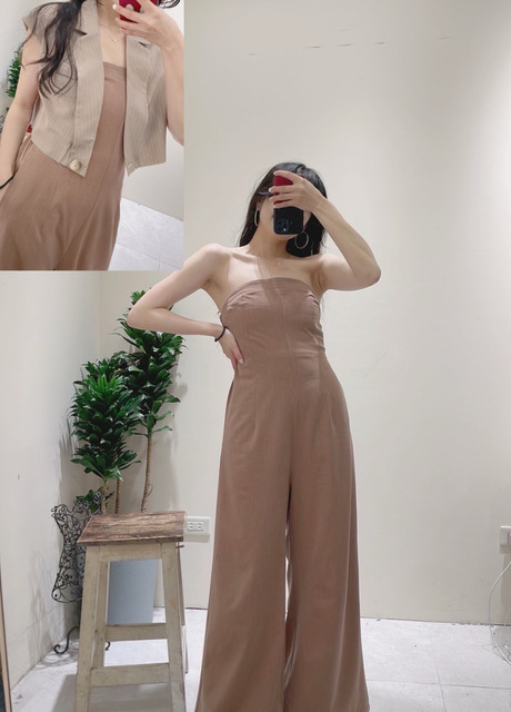 P700038 短外平口連身褲