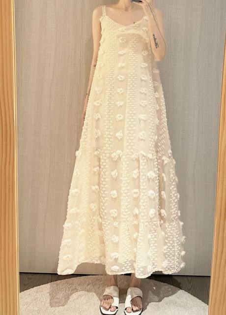 066998 立體球球可愛吊帶長洋