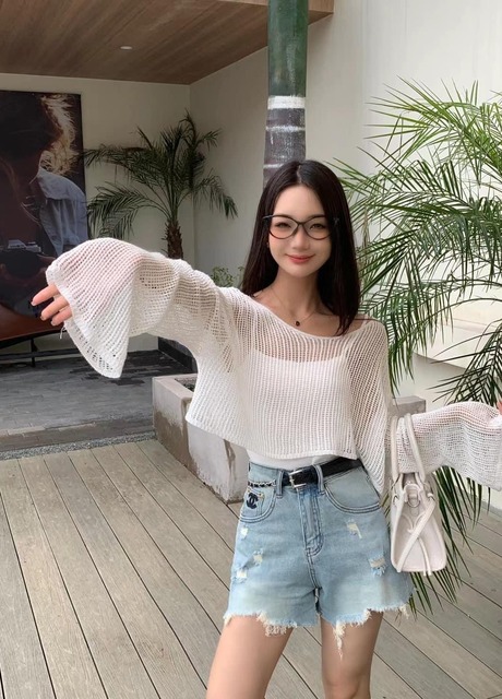 A071348 針織防曬兩件套