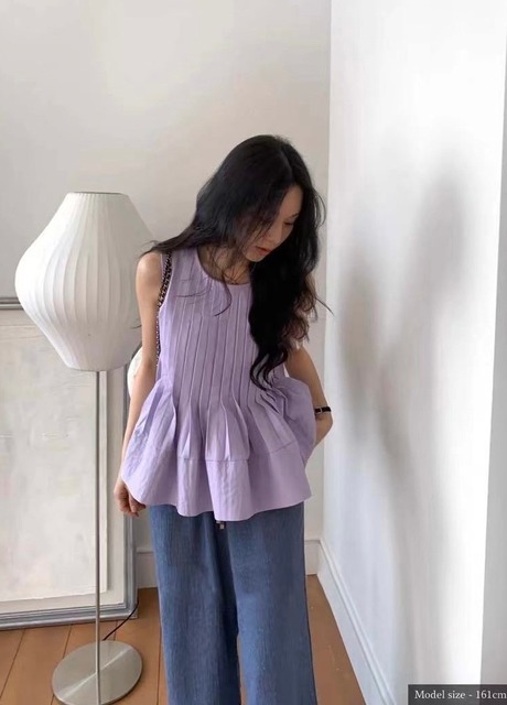 H0535 可愛壓摺背心