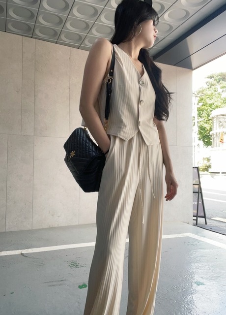 P700040 涼感背心寬褲套裝