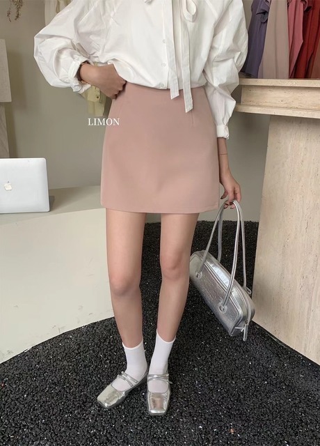 N0026 百搭西裝短裙