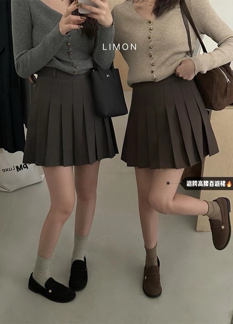 N0060 百搭百摺減齡短裙