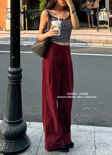 90202 2韓國原單挺版水洗落地褲