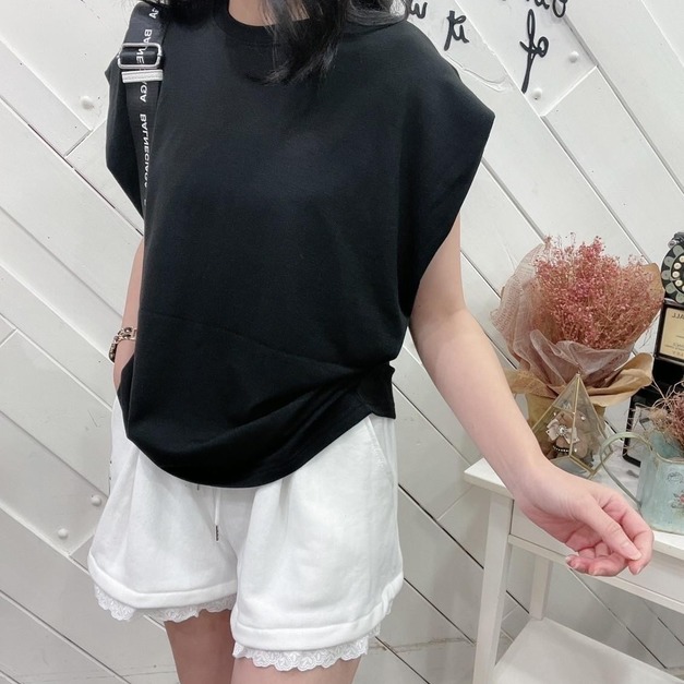 1760752 側抓皺背心上衣