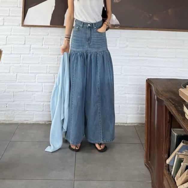 072679超美造型牛仔褲裙
