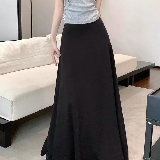 2686399 小香大裙襬長裙 