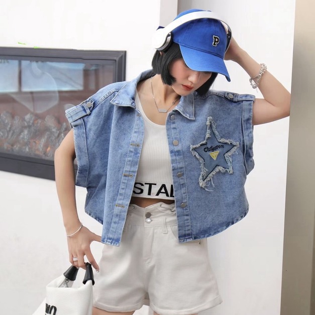 2486371 貼布星星牛仔外