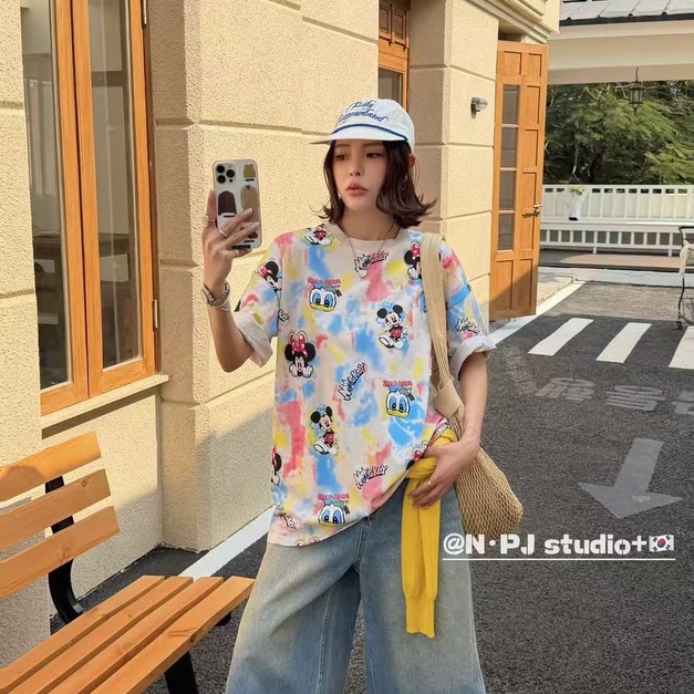 2886194 水彩米奇上衣
