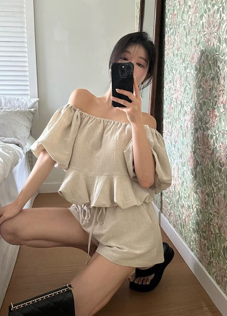 072811兩穿澎袖可愛套裝