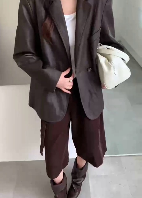 E114 高質感皮西外