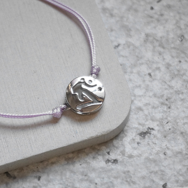 *紫*Hourrae荷萊【生肖×幸運蠟繩】-銀