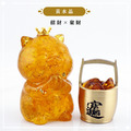 【Hourrae荷萊】獨家訂製 祈福招財貓 一桶金 水晶擺件_4