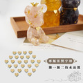 【Hourrae荷萊】招財好運晶熊 客製愛心字母 水晶擺件_1