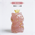 【Hourrae荷萊】獨家訂製 元寶招財貓 一桶金木座組 生日禮 開店禮 水晶擺件(商品須預購，預計約10/08陸續出貨)_2