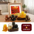 【Hourrae荷萊】獨家訂製 神威聚財 招財虎爺 一桶金 木座 水晶擺件 開店禮 生日禮_6