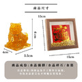 【Hourrae荷萊】獨家訂製 神威聚財 招財虎爺 元寶相框 木座 水晶擺件 開店禮 生日禮_9