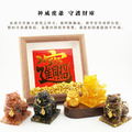 【Hourrae荷萊】獨家訂製 神威聚財 招財虎爺 元寶相框 木座 水晶擺件 開店禮 生日禮_1