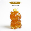 【Hourrae荷萊】獨家訂製 招財寶盒 元寶招財貓 一桶金木座組 生日禮 開店禮 水晶擺件_5