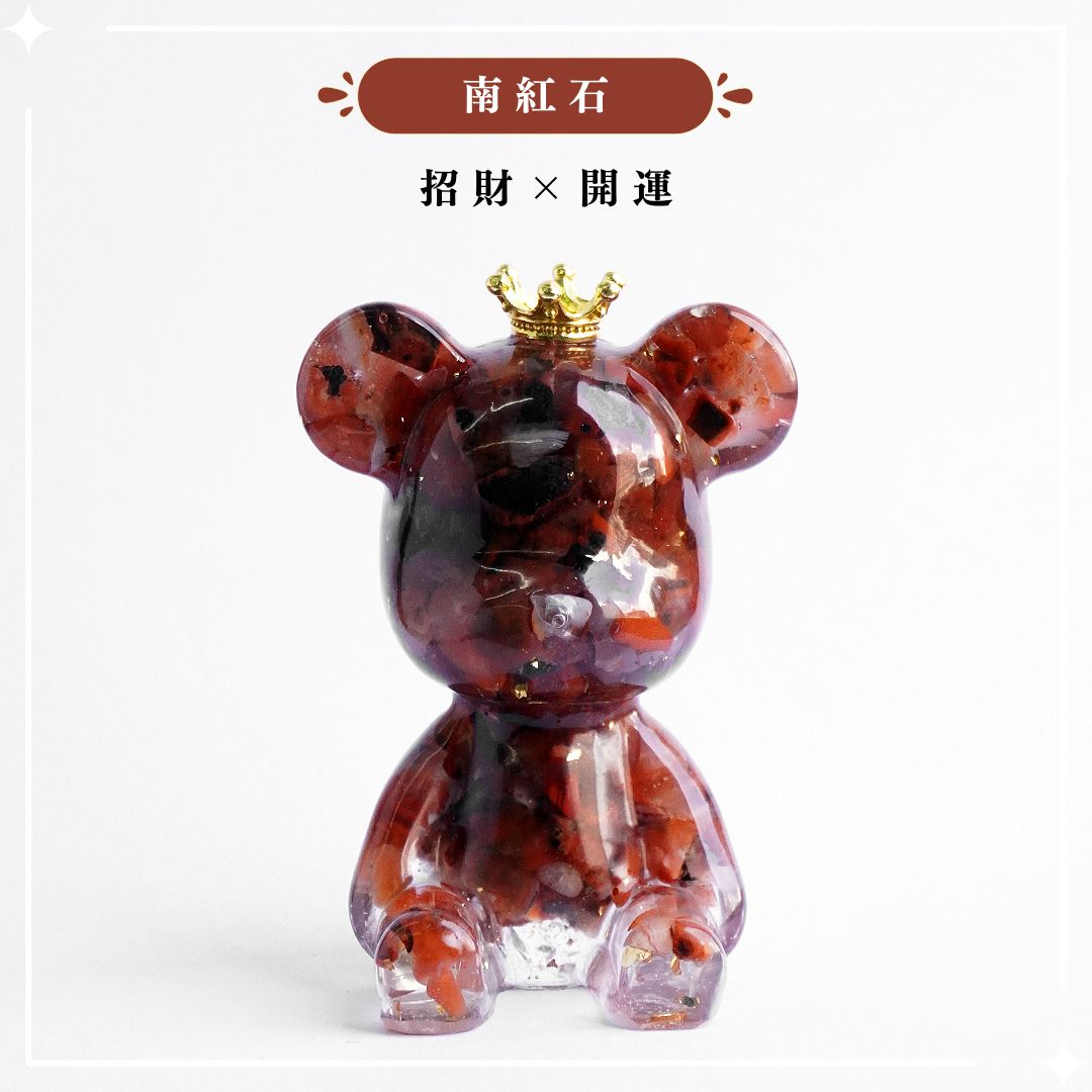 【Hourrae荷萊】招財好運晶熊 客製字母+誕生石 水晶擺件- 黃水晶|招財x聚財 (商品須預購約12/26號開始出貨) 9 fbe6e3c30e2f4b8768681f4e3ef14ccd