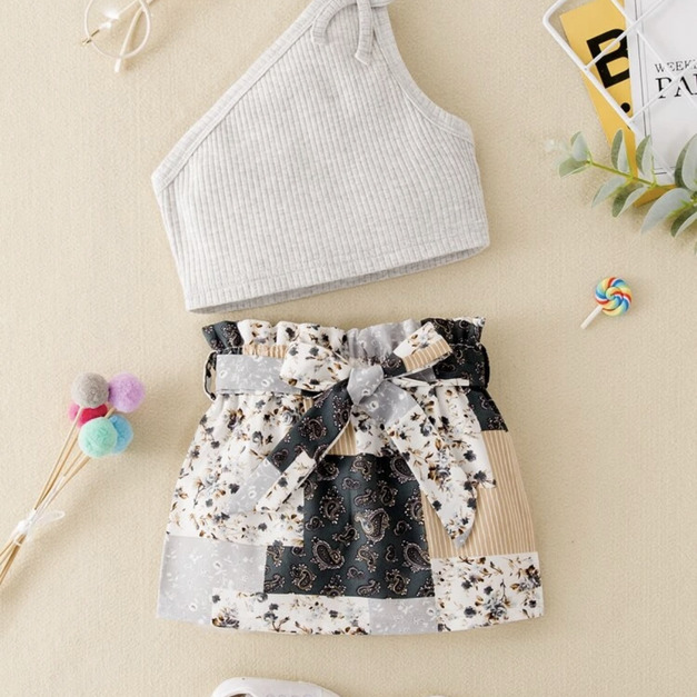 義大利單肩少女套裝