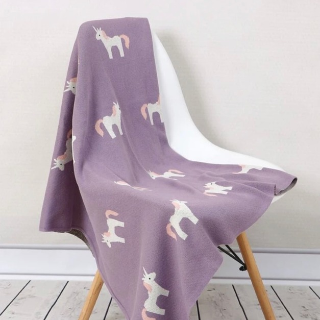 動物卡通系列雙面毯子