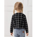 大格紋黑白小外套_3