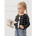 大格紋黑白小外套