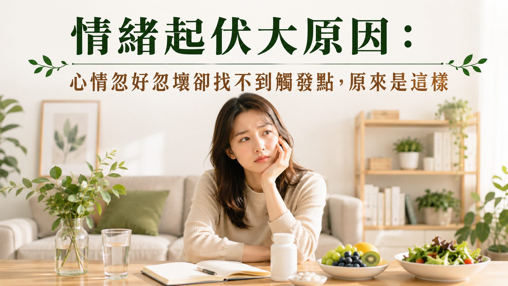 情緒起伏大原因：心情忽好忽壞卻找不到觸發點，原來是這樣