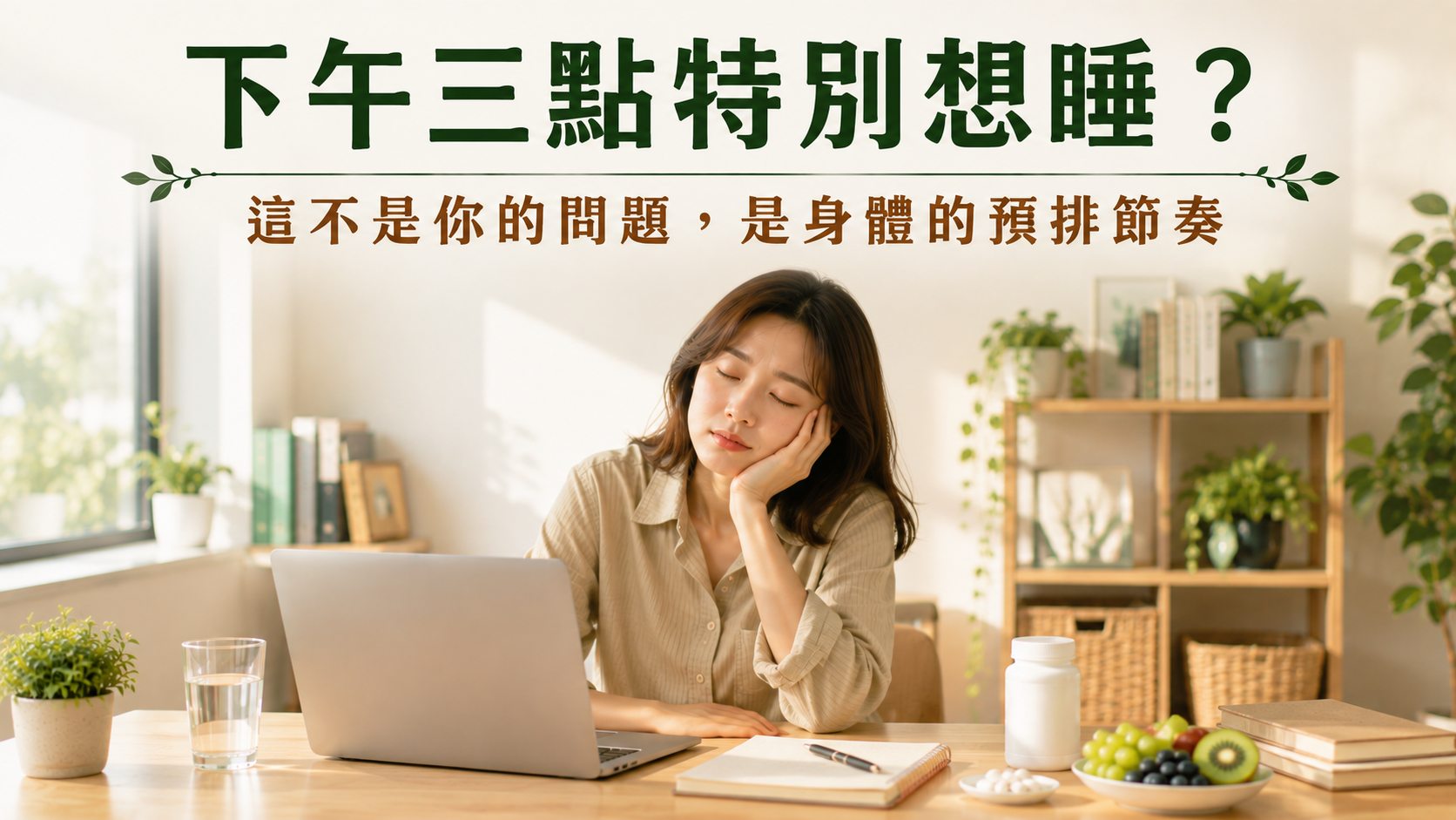 下午三點特別想睡？這不是你的問題，是身體的預排節奏
