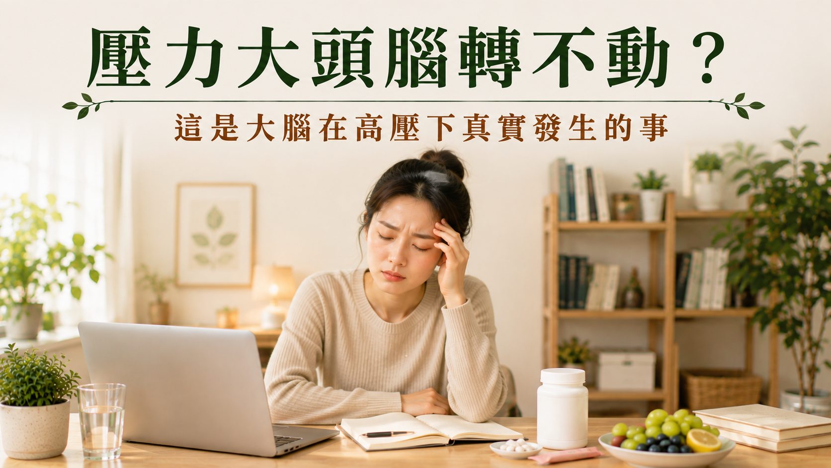壓力大頭腦轉不動？這是大腦在高壓下真實發生的事