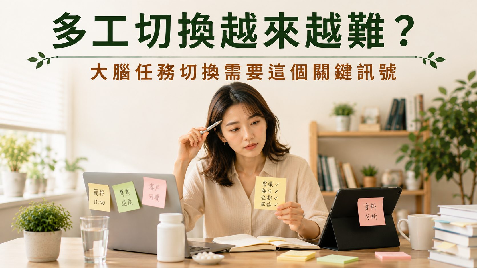 多工切換越來越難？大腦任務切換需要這個關鍵訊號