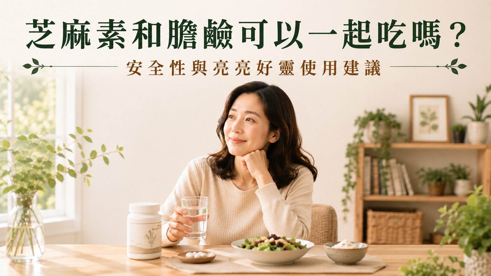 芝麻素和膽鹼可以一起吃嗎？安全性與亮亮好靈使用建議