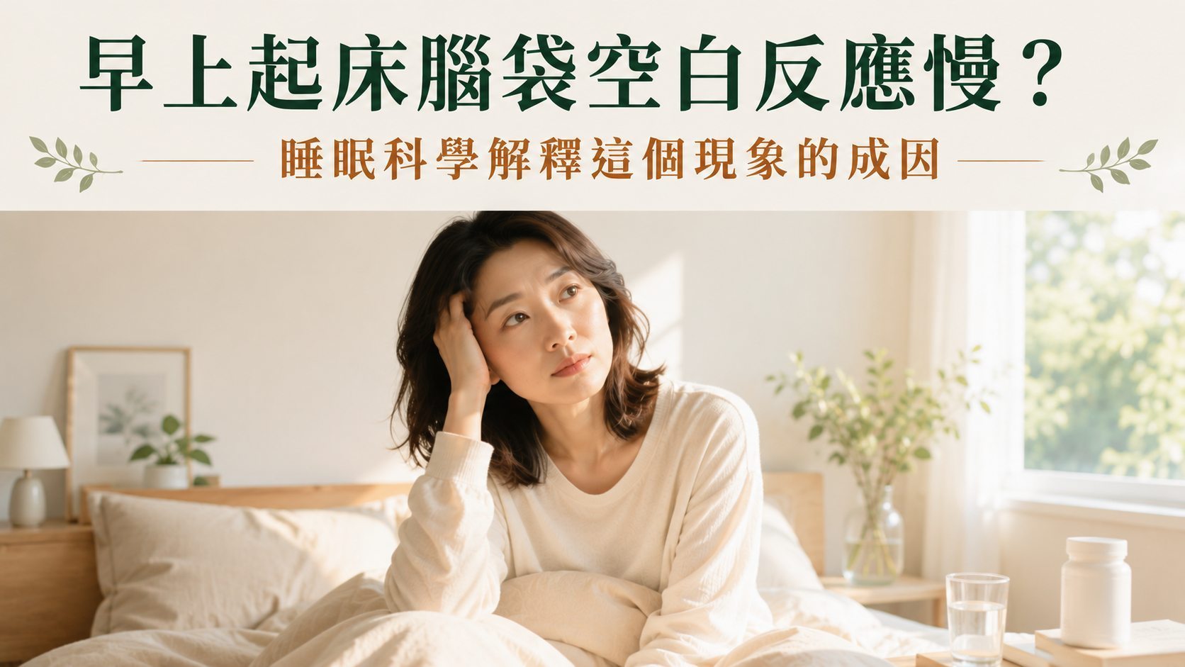 早上起床腦袋空白反應慢？睡眠科學解釋這個現象的成因