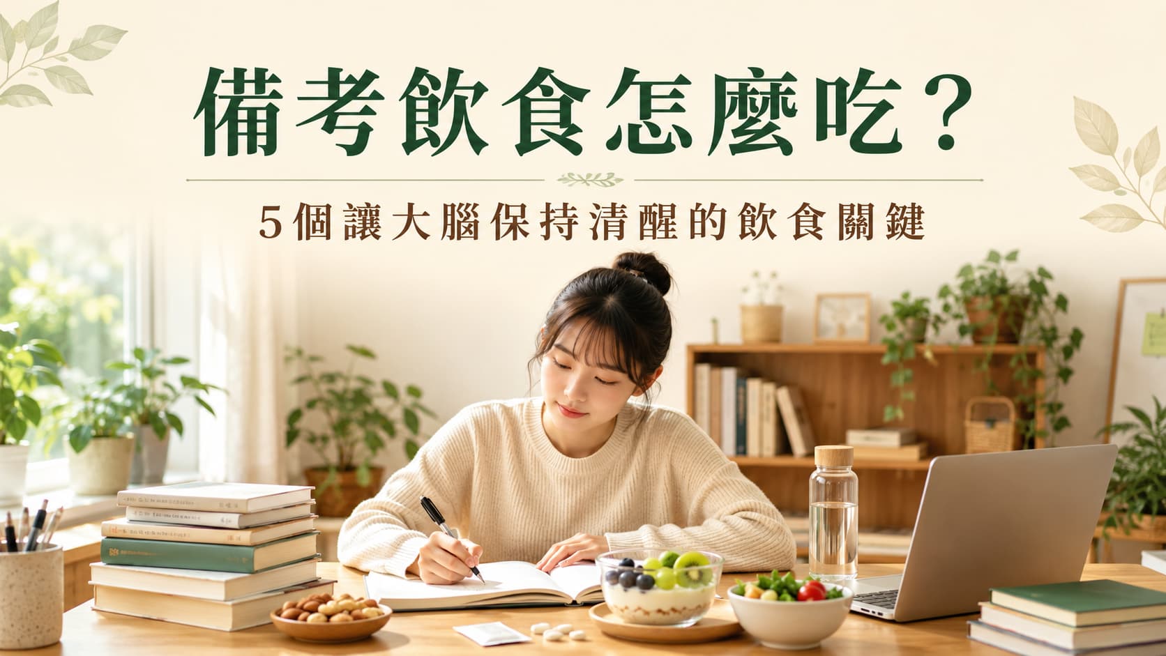 備考飲食怎麼吃？5個讓大腦保持清醒的飲食關鍵